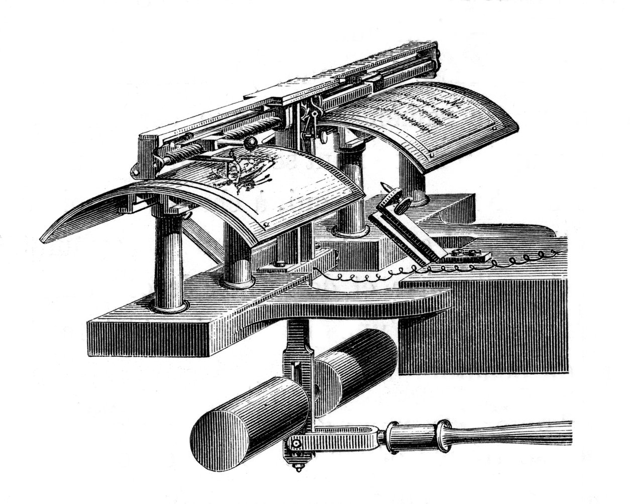 Casellis Pantelograph, 1874 von Unbekannt
