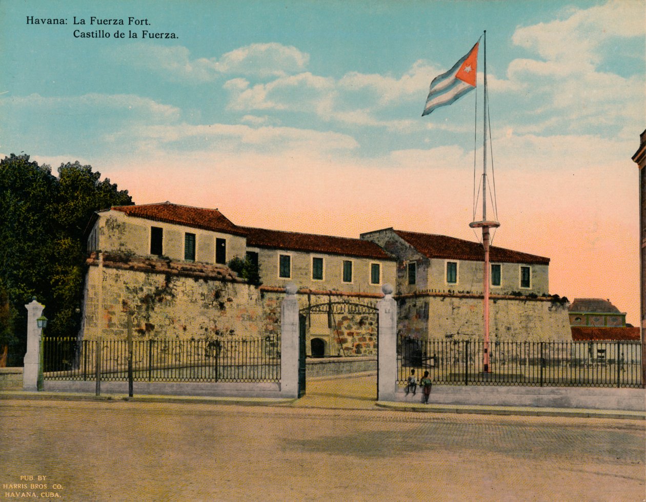 Castillo de la Real Fuerza, Havanna, Kuba, um 1920 von Unbekannt