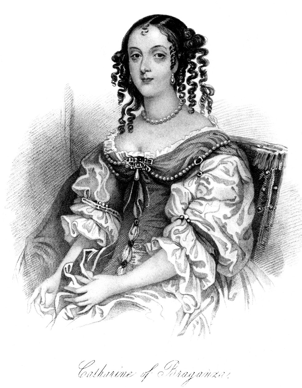 Katharina von Braganza, 1638-1705 von Unbekannt