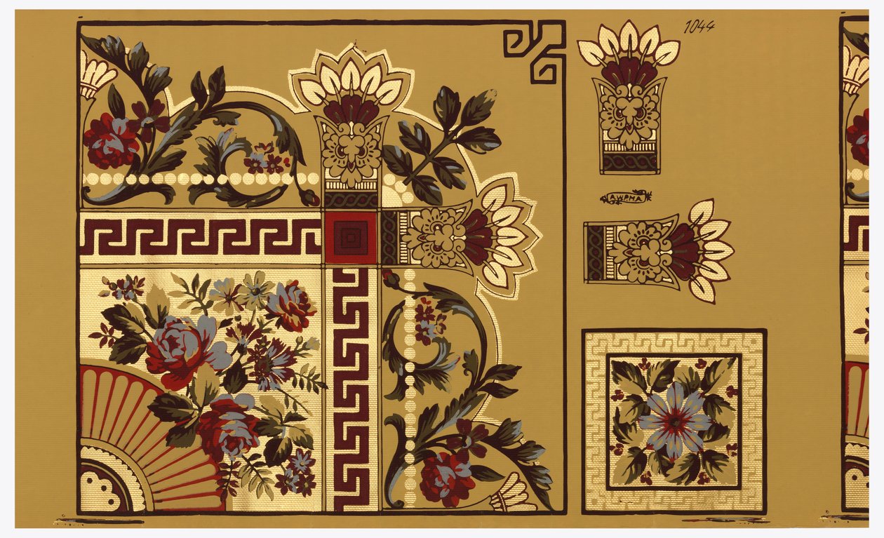 Deckenbordüre (USA), 1875–1906 von Unbekannt