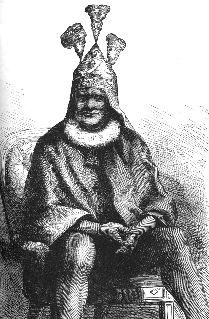 Cetewayo, König der Zulus, ca. 1880 von Unbekannt