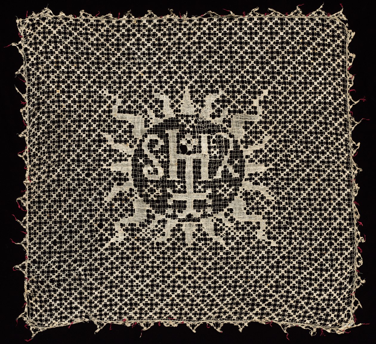 Kelchvelum mit Monogramm Christi, 1500er Jahre von Unbekannt