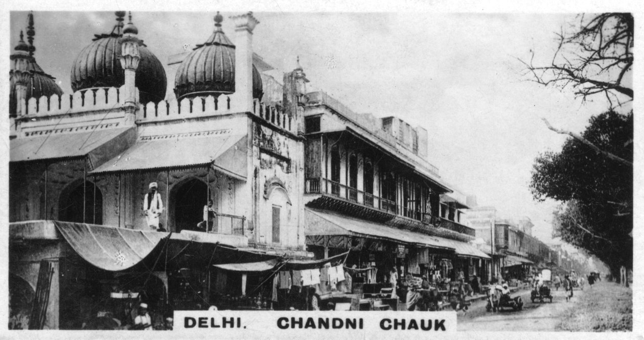 Chandni Chowk, Delhi, Indien, ca. 1925 von Unbekannt