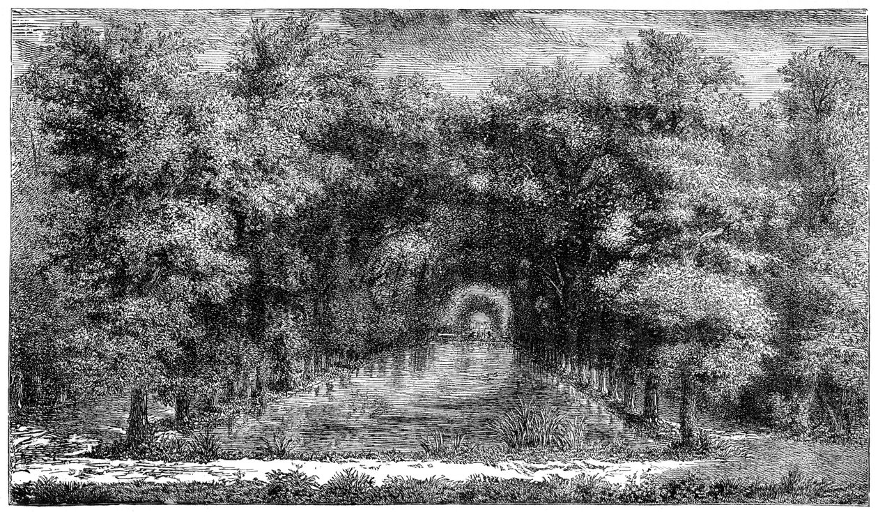 Chantilly Park, Paris, Frankreich, 1885 von Unbekannt