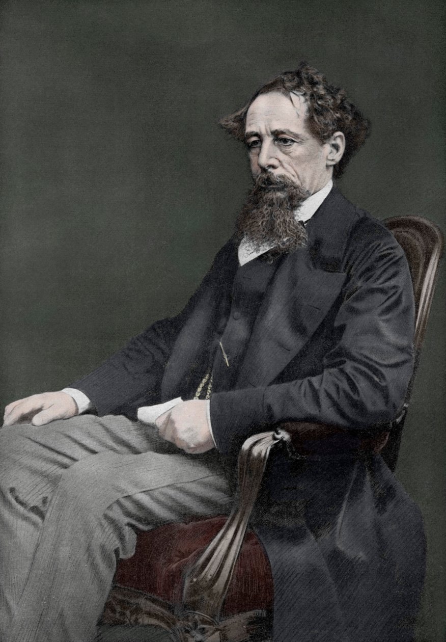 Charles Dickens, englischer Autor des 19. Jahrhunderts von Unbekannt