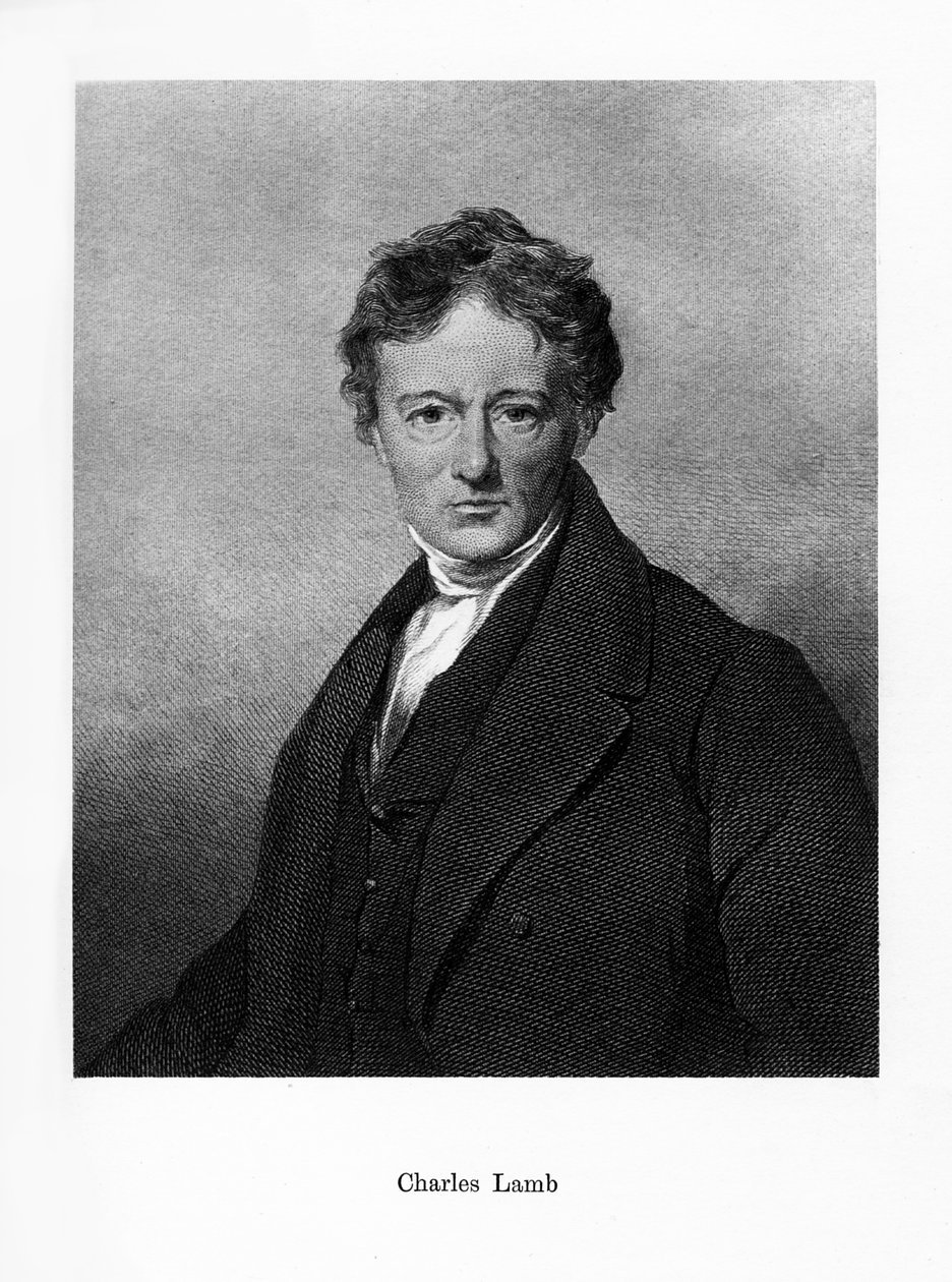 Charles Lamb, englischer Essayist, 19. Jahrhundert von Unbekannt