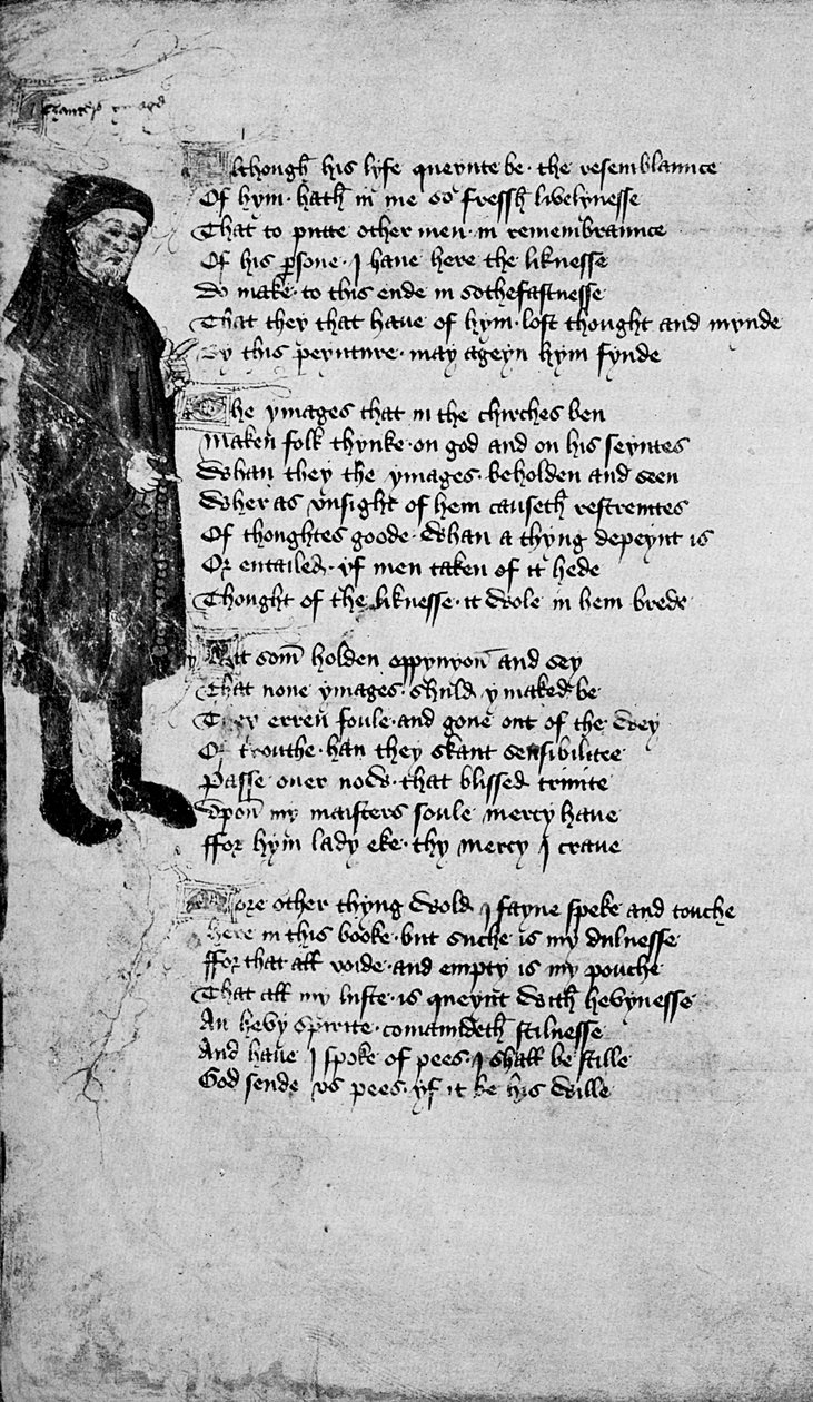 Chaucers Ymage, 1900 von Unbekannt