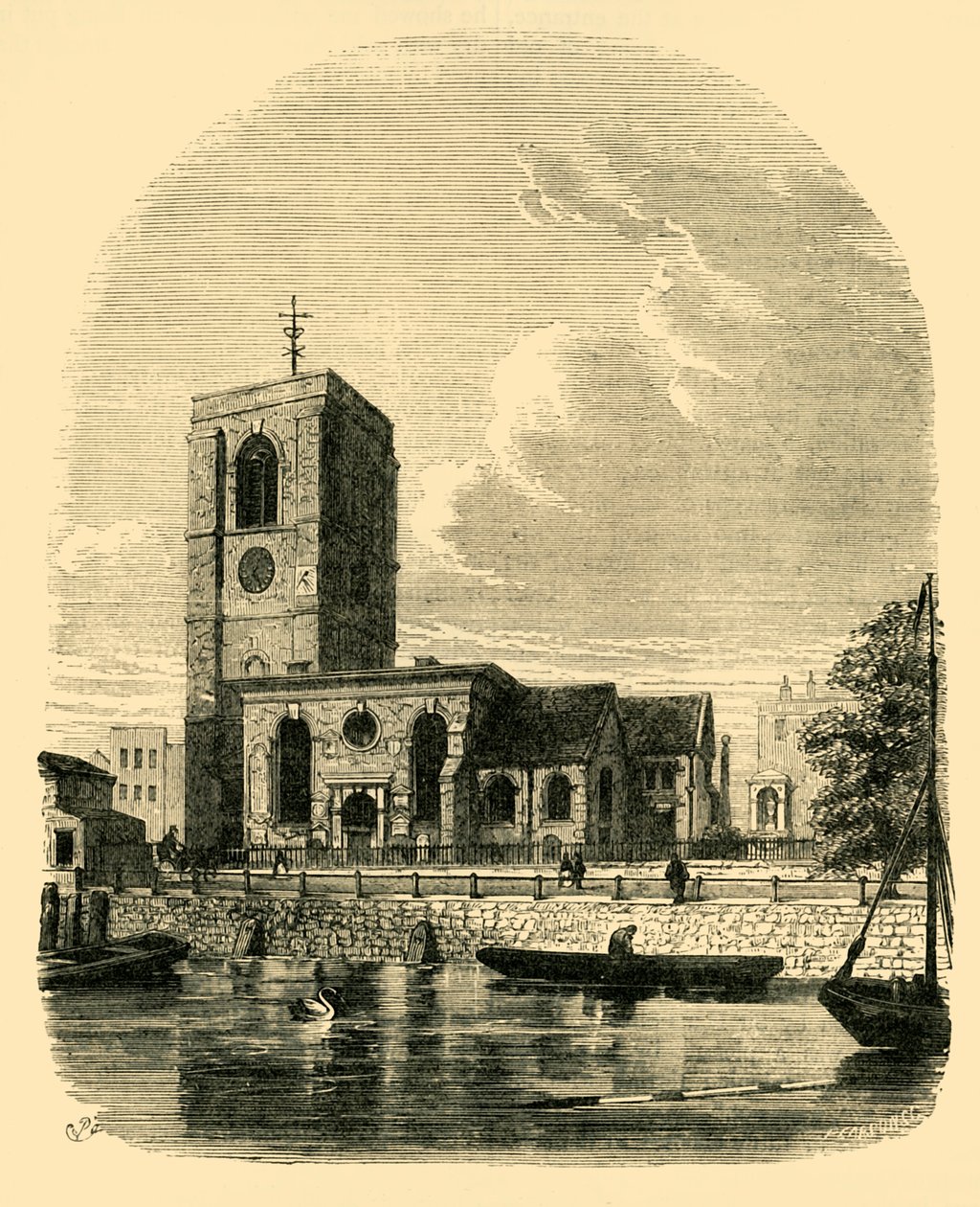 Chelsea Church, 1860, ca. 1876 von Unbekannt