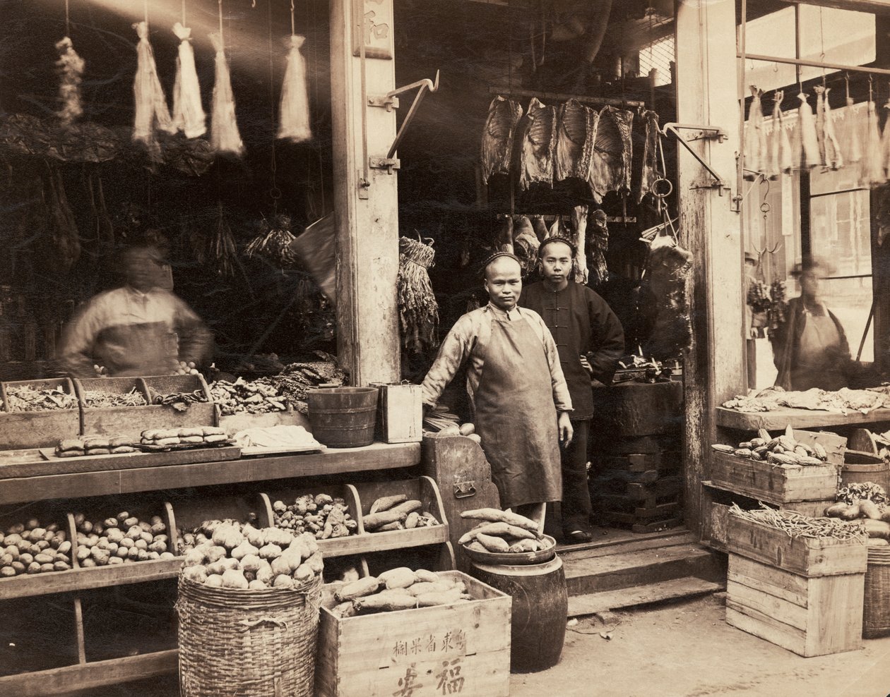 Lebensmittelgeschäft in Chinatown von Unbekannt