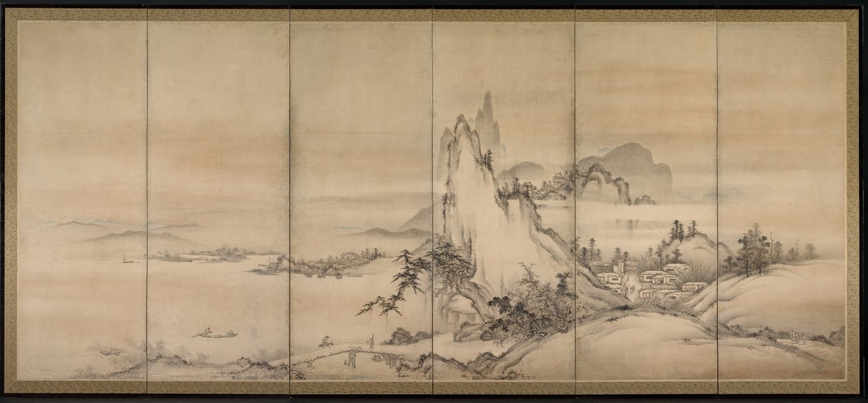 Chinesische Landschaft, 1500er von Unbekannt