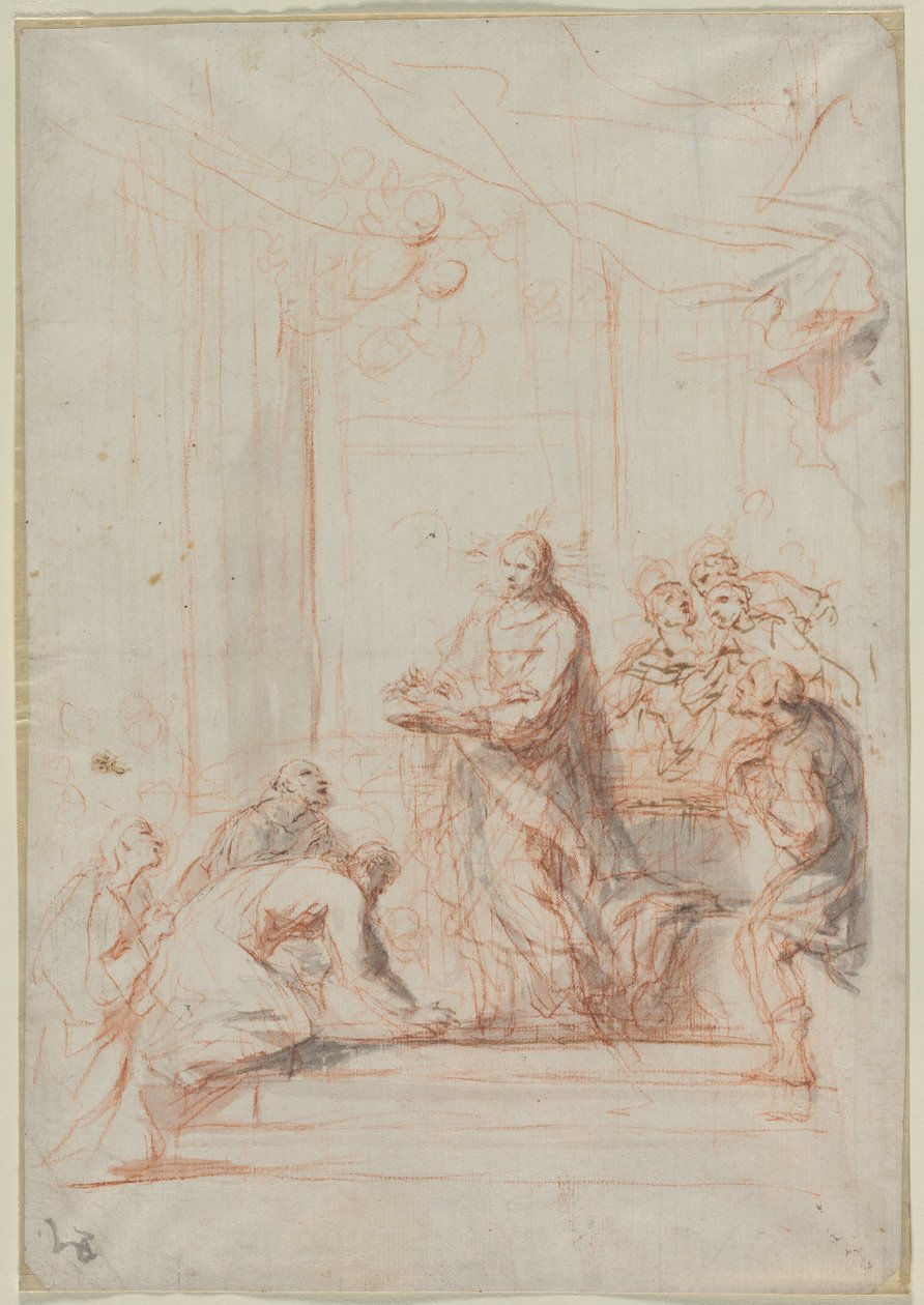Christus reicht die Hostie, 1700er von Unbekannt