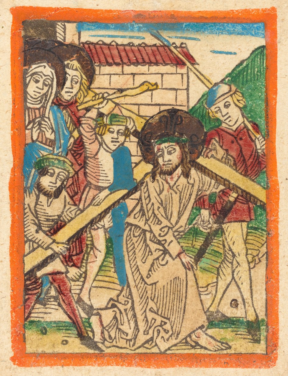 Christus trägt das Kreuz, ca. 1470 von Unbekannt