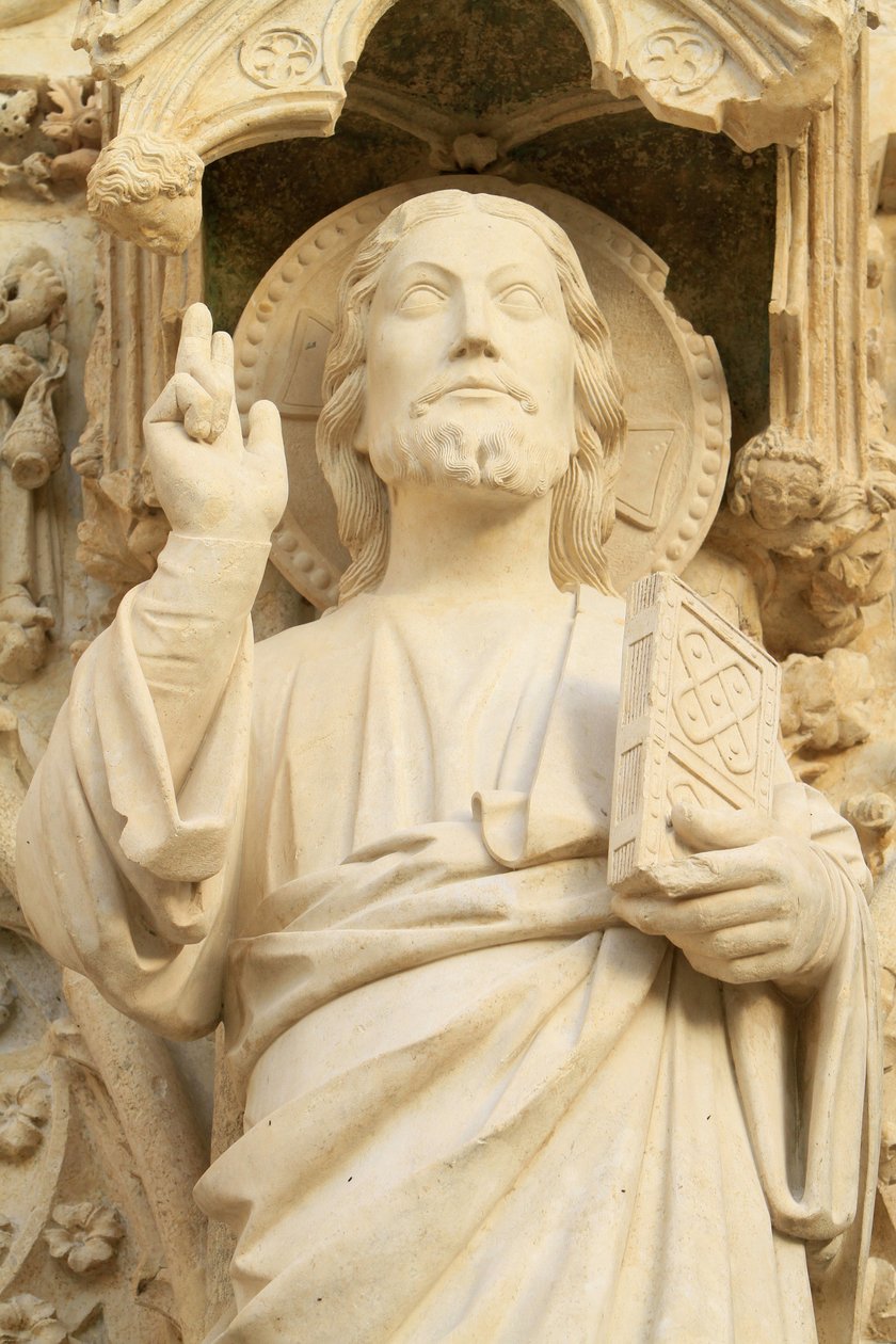 Christus. Stephansdom, Bourges, Frankreich von Unbekannt