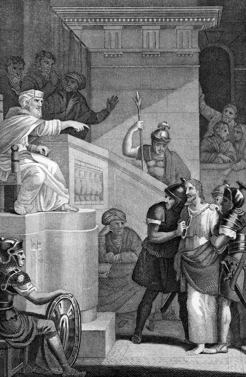 Christus vor Kaiphas, 1814 von Unbekannt