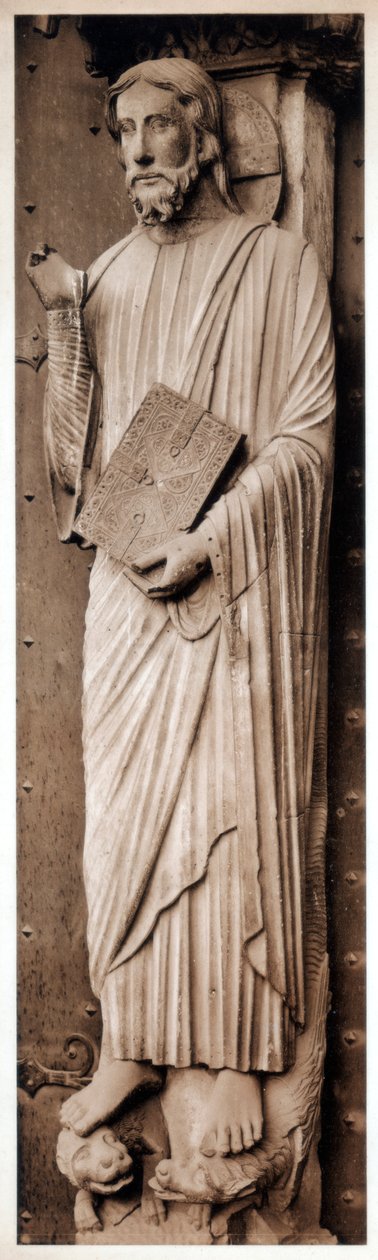 Christus lehrt, Kathedrale von Chartres, Frankreich, 13. Jahrhundert von Unbekannt
