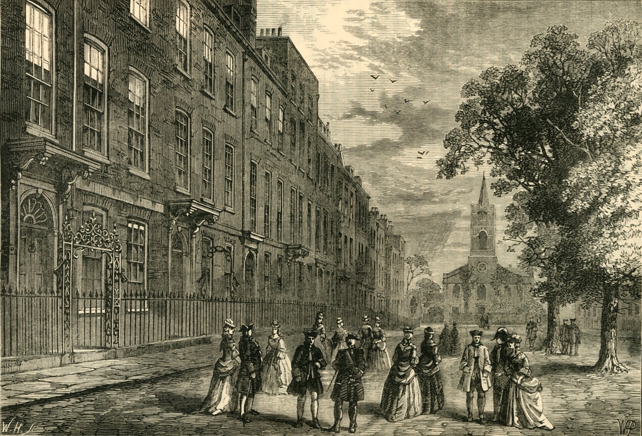 Church Row, Hampstead, 1750 von Unbekannt