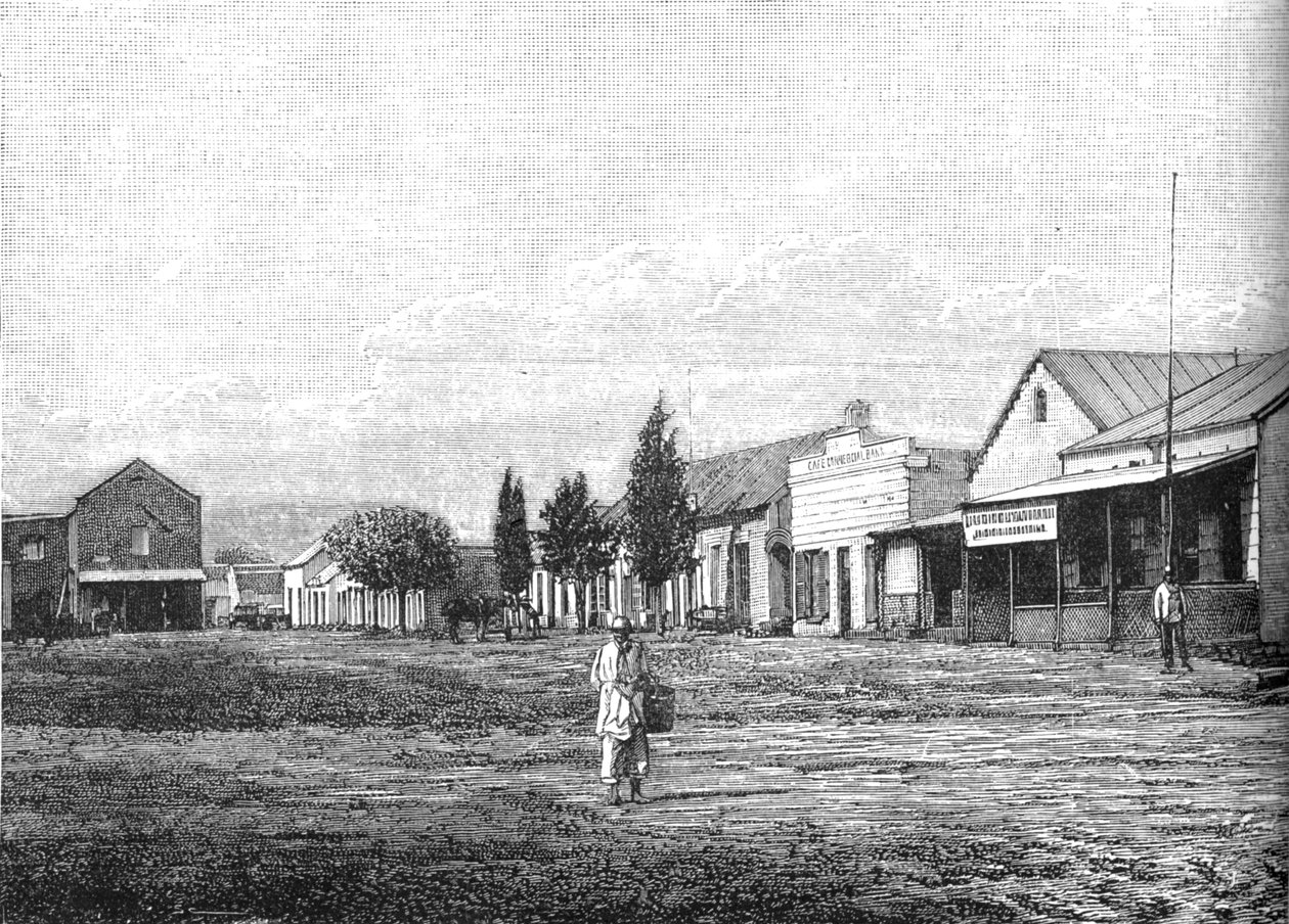 Kirchplatz, Pretoria, um 1880er von Unbekannt