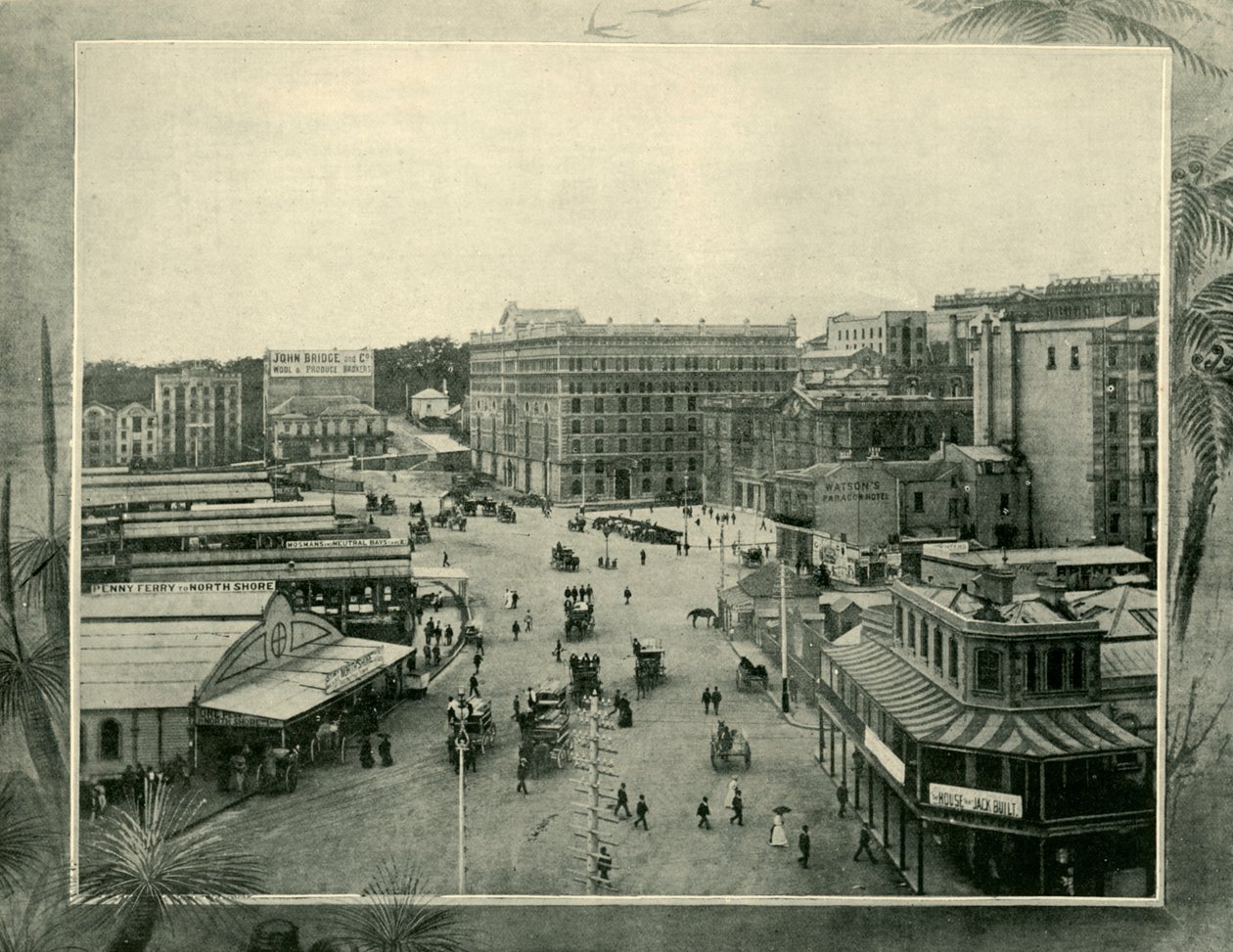 Circular Quay, Sydney, 1901 von Unbekannt