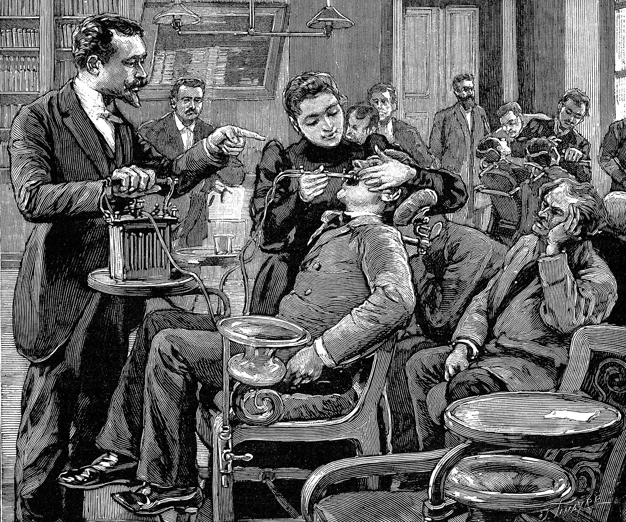 Klinik an der Zahnmedizinischen Schule, Paris, 1892 von Unbekannt