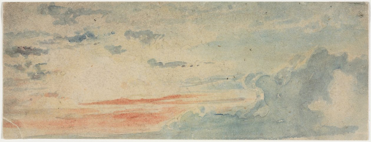 Wolkenstudie, 1800er von Unbekannt
