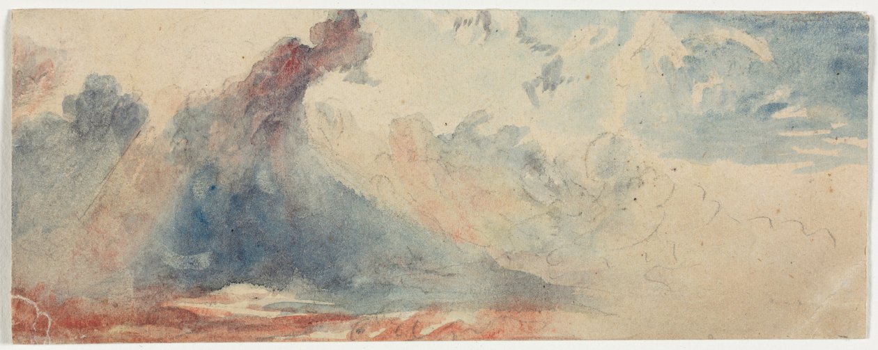 Wolkenstudie, 1800er von Unbekannt