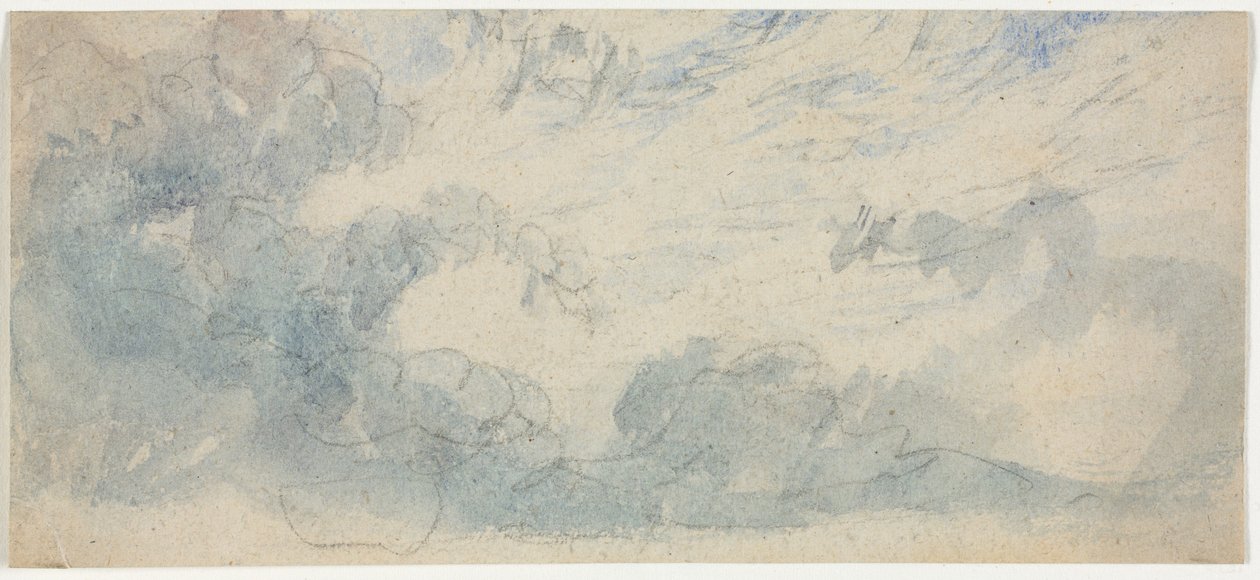 Wolkenstudie, 1800er von Unbekannt