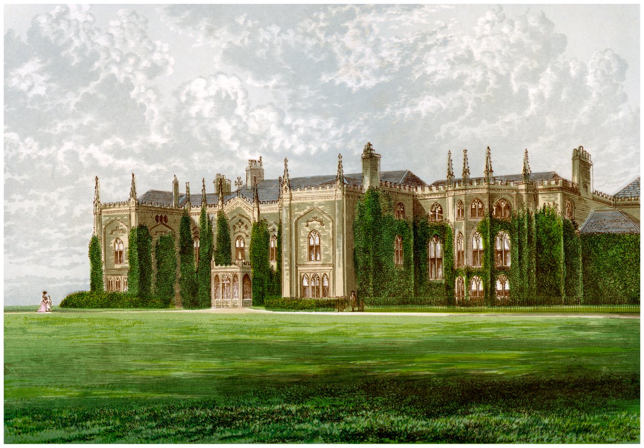 Combermere Abbey, Shropshire, Heim von Viscount Combermere, um 1880 von Unbekannt