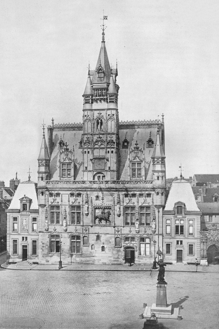 Compiegne: Das Rathaus, 1914 von Unbekannt
