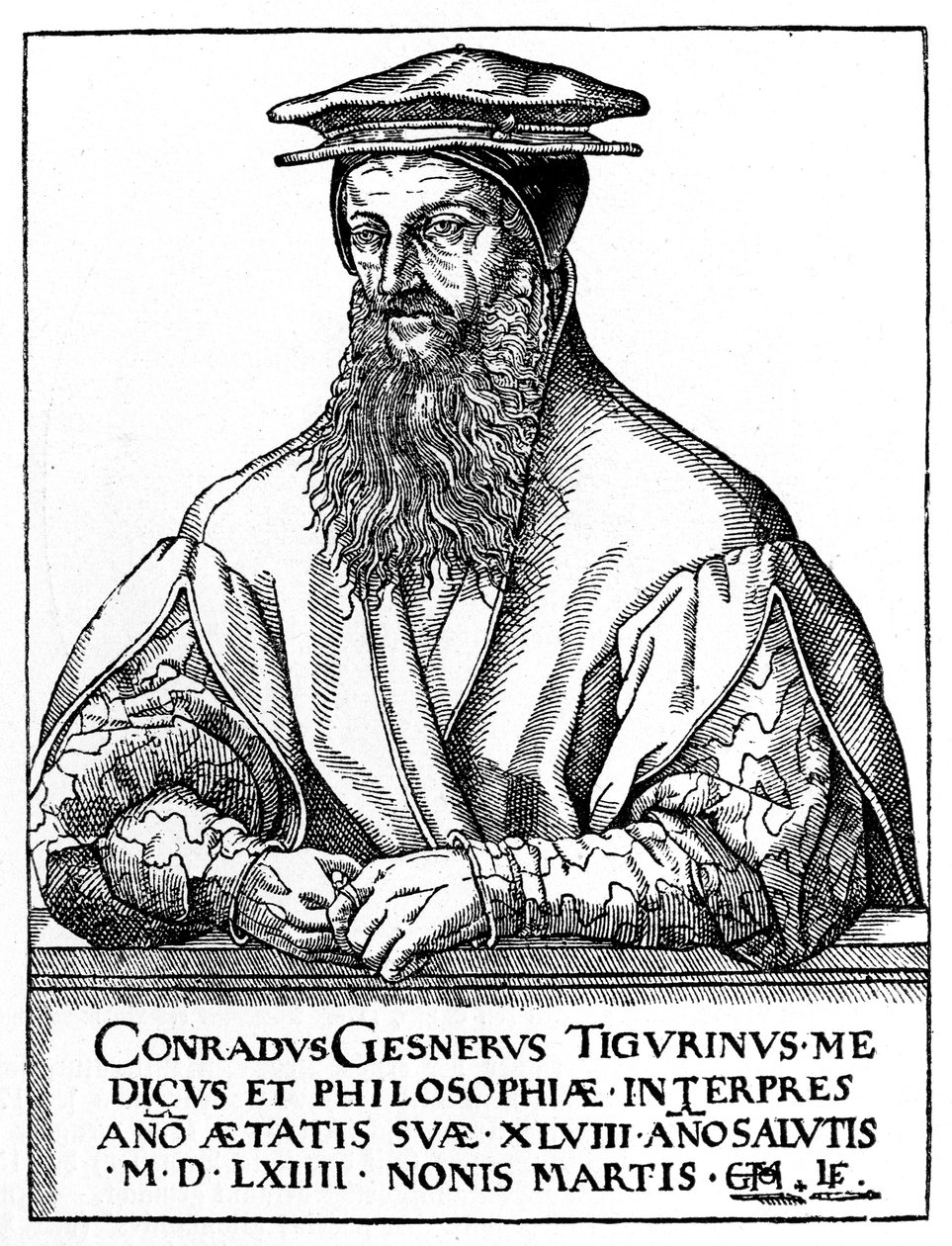 Conrad Gessner, Schweizer Naturforscher, 1887 von Unbekannt