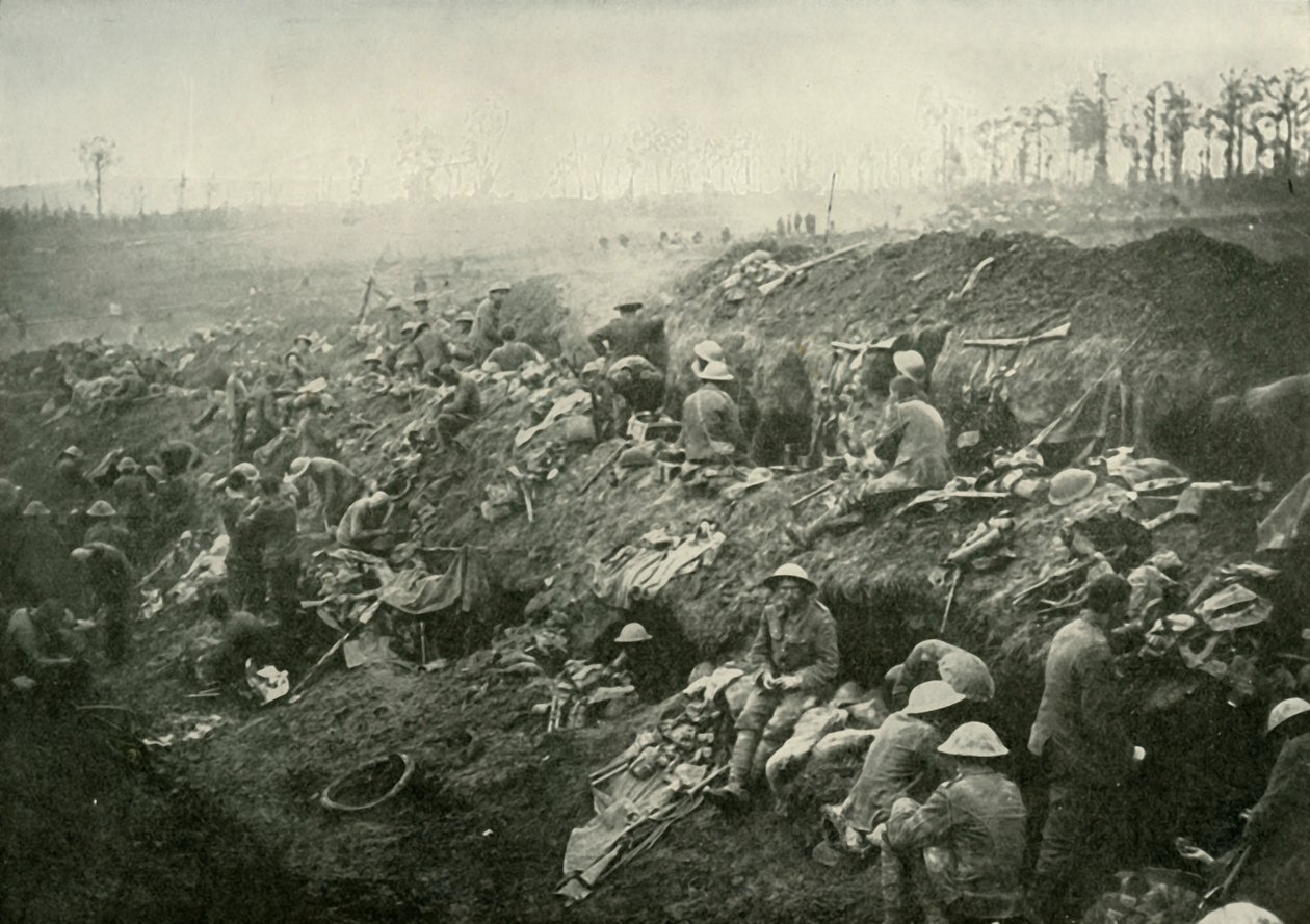 Konsolidierung einer eroberten Position, 1919 von Unbekannt