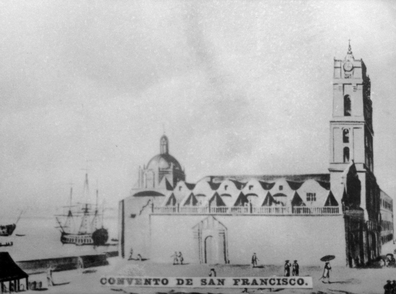 Kloster von San Francisco, 1738, 1920er Jahre von Unbekannt