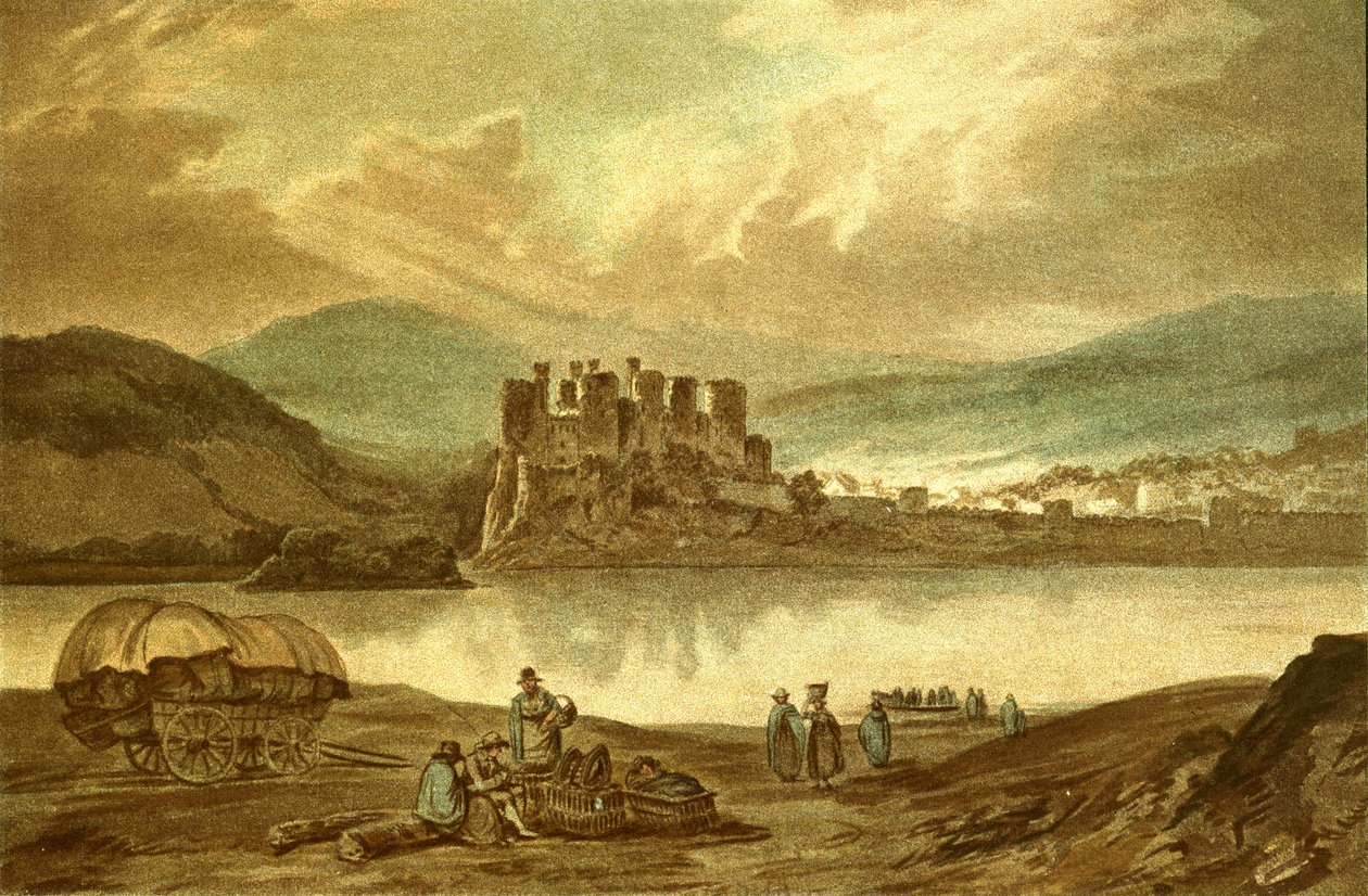 Conway Castle, um 1900 von Unbekannt