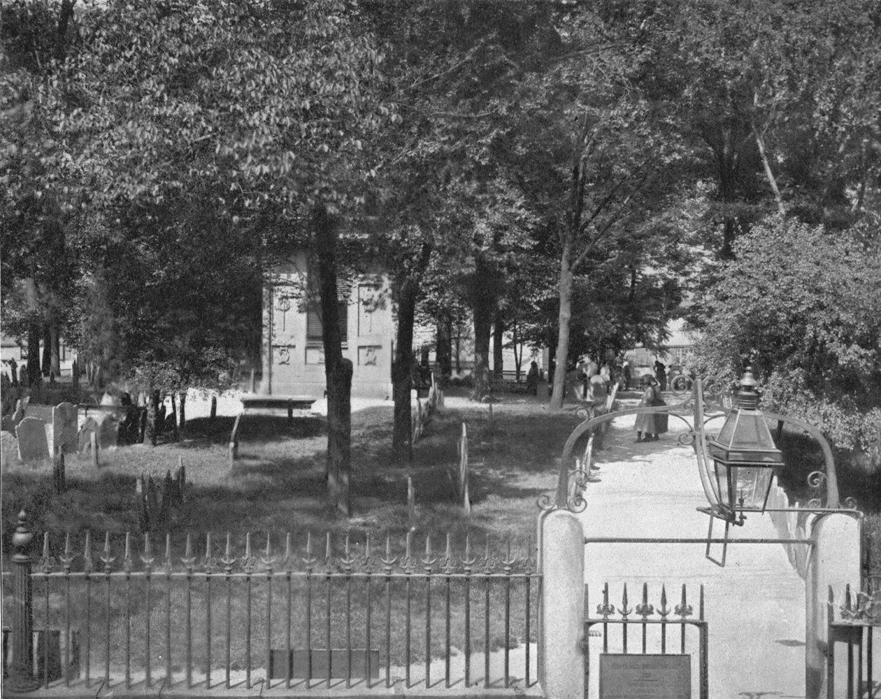 Copps Hill Friedhof, Boston, USA von Unbekannt