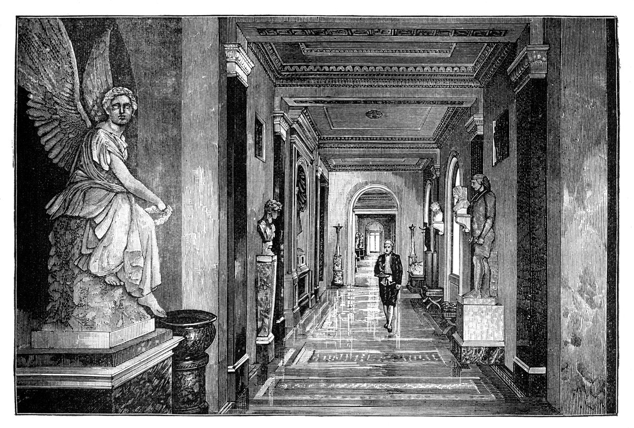 Korridor, Osborne House von Unbekannt
