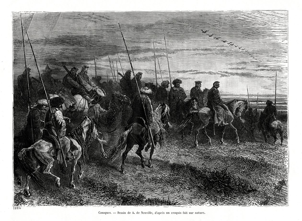 Kosaken, 1886 von Unbekannt