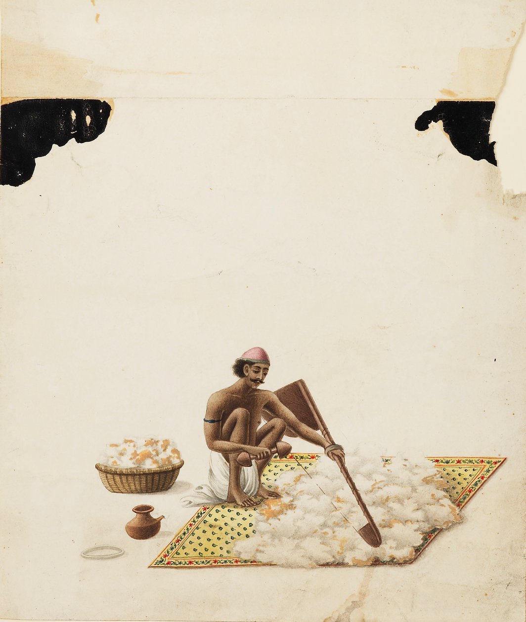 Baumwollspinner, 1840-1850 von Unbekannt