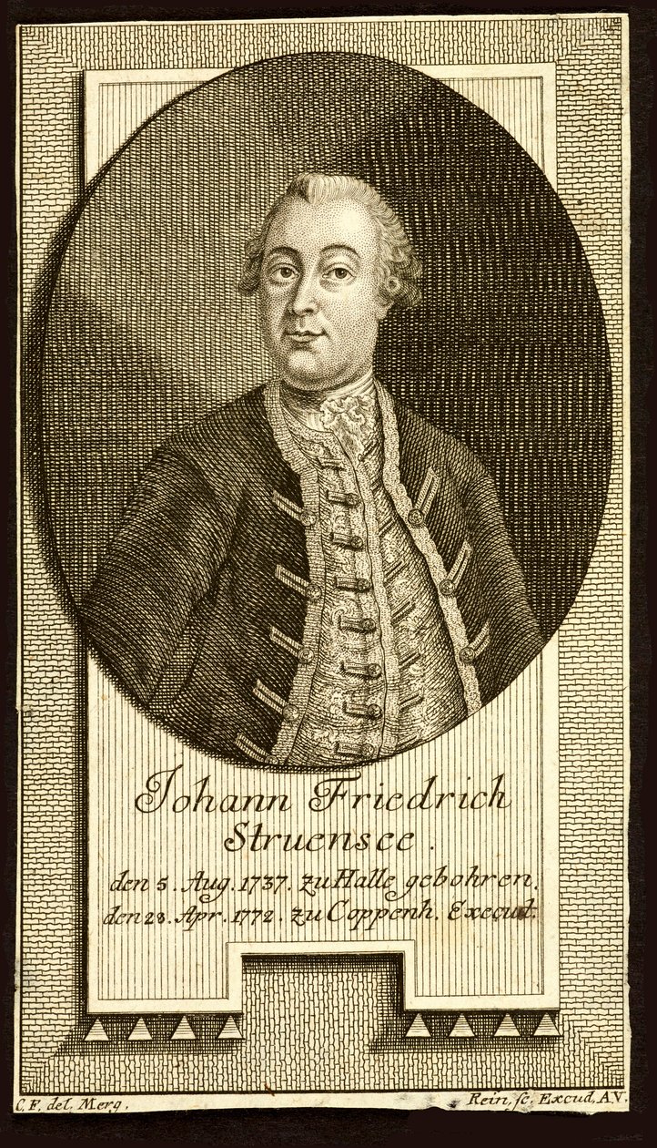 Graf Johann Friedrich Struensee von Unbekannt