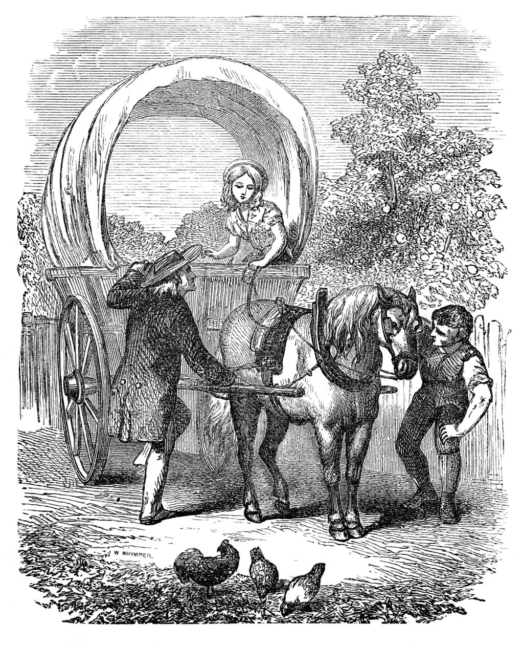 Landkarren mit Verdeck, um 1882 von Unbekannt