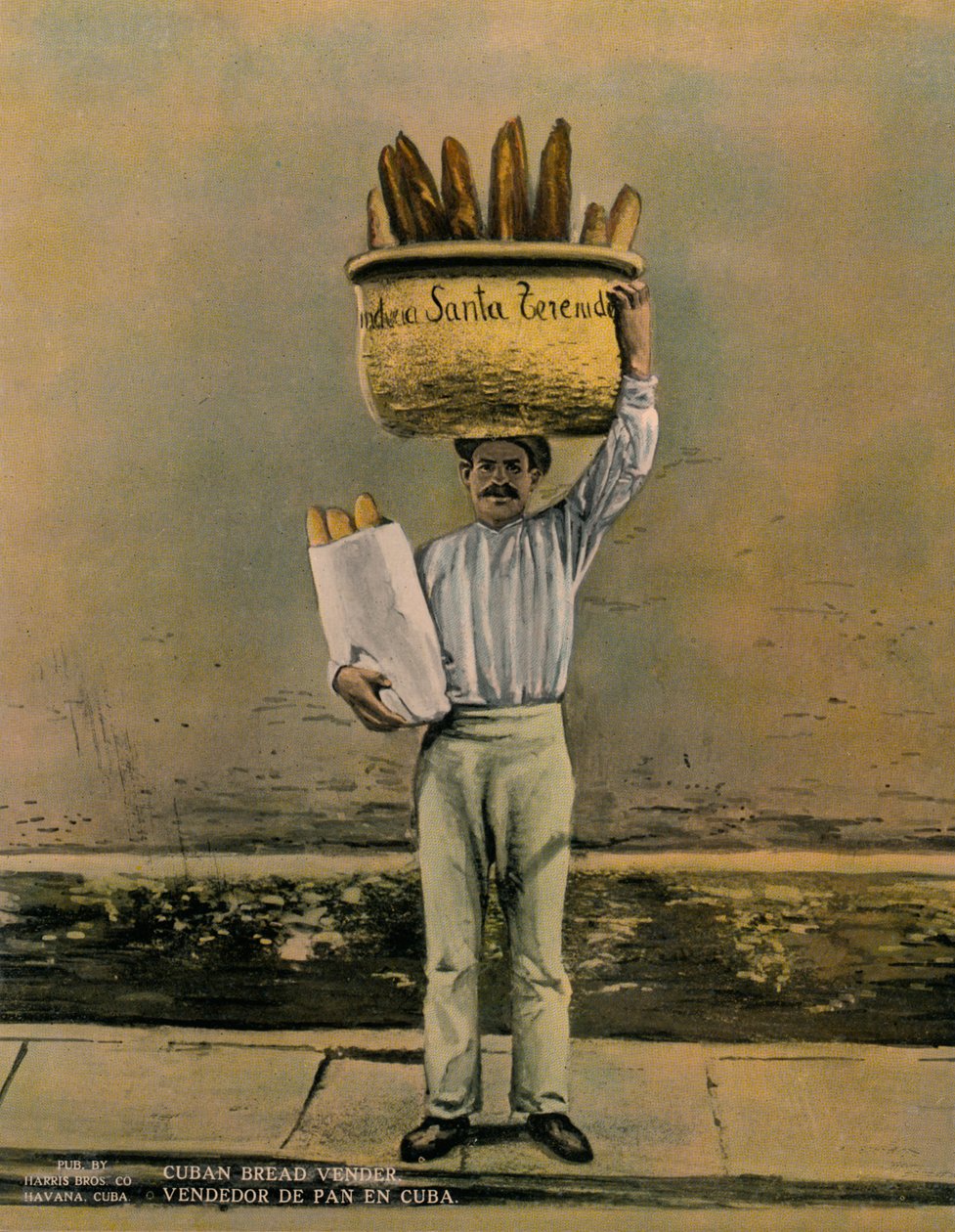 Kubanischer Brothändler, ca. 1920 von Unbekannt
