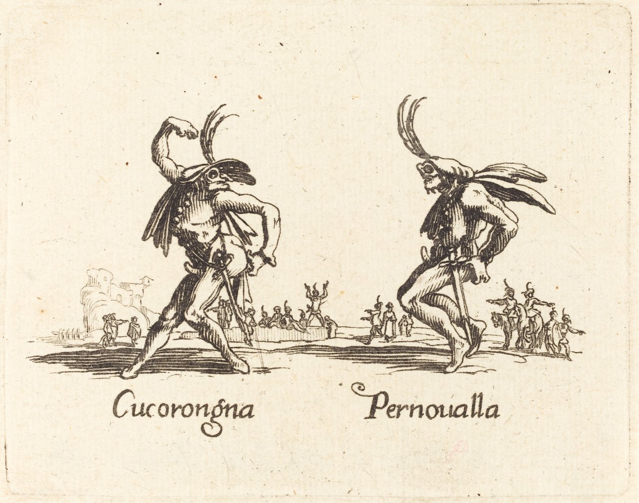 Cucorongna und Pernoualla von Unbekannt