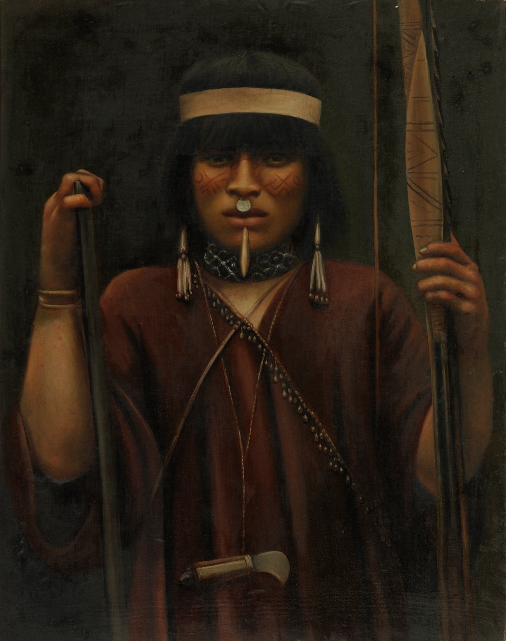 Cunivo-Indianer, ca. 1890-1892 von Unbekannt