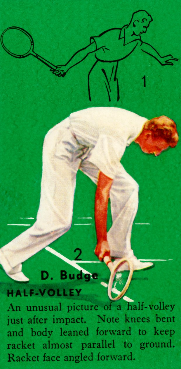 D. Budge - Halbvolley, ca. 1935 von Unbekannt