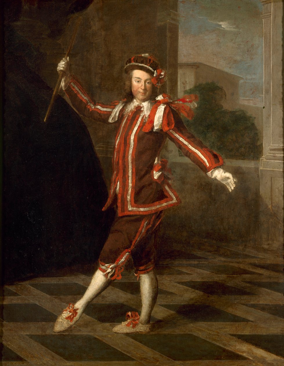 Tanzender Mezzetin, ca. 1720 von Unbekannt