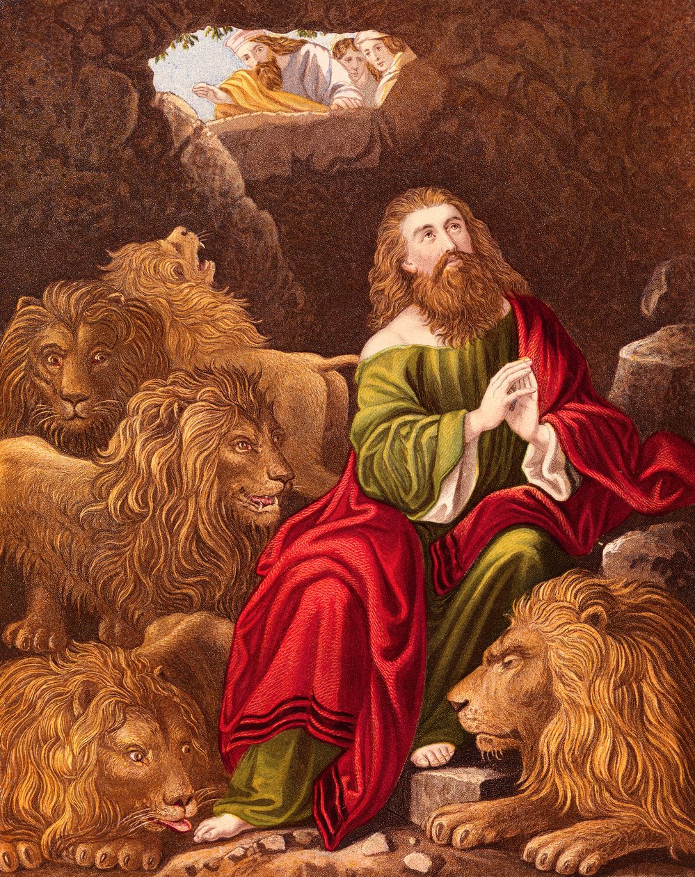 Daniel in der Löwengrube von Unbekannt