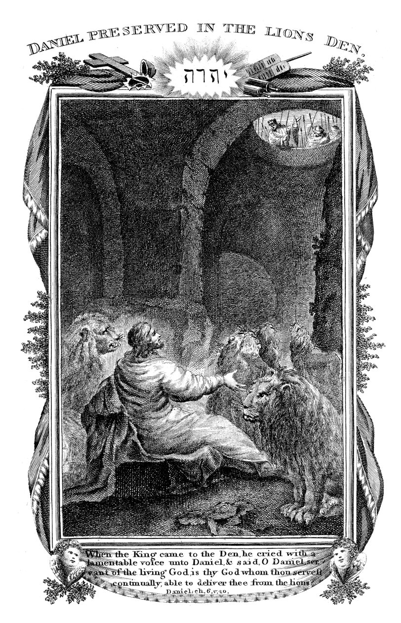 Daniel in der Löwengrube von Unbekannt