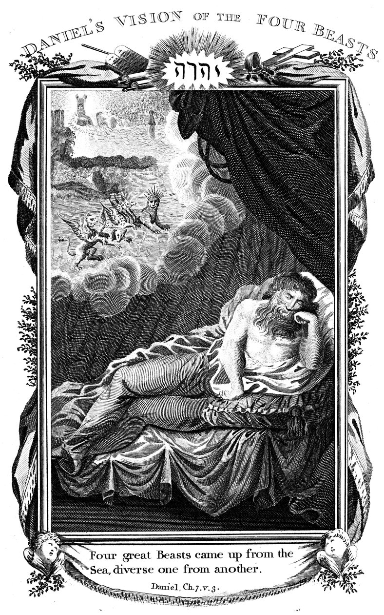 Daniels Vision der Bestien, 1804 von Unbekannt