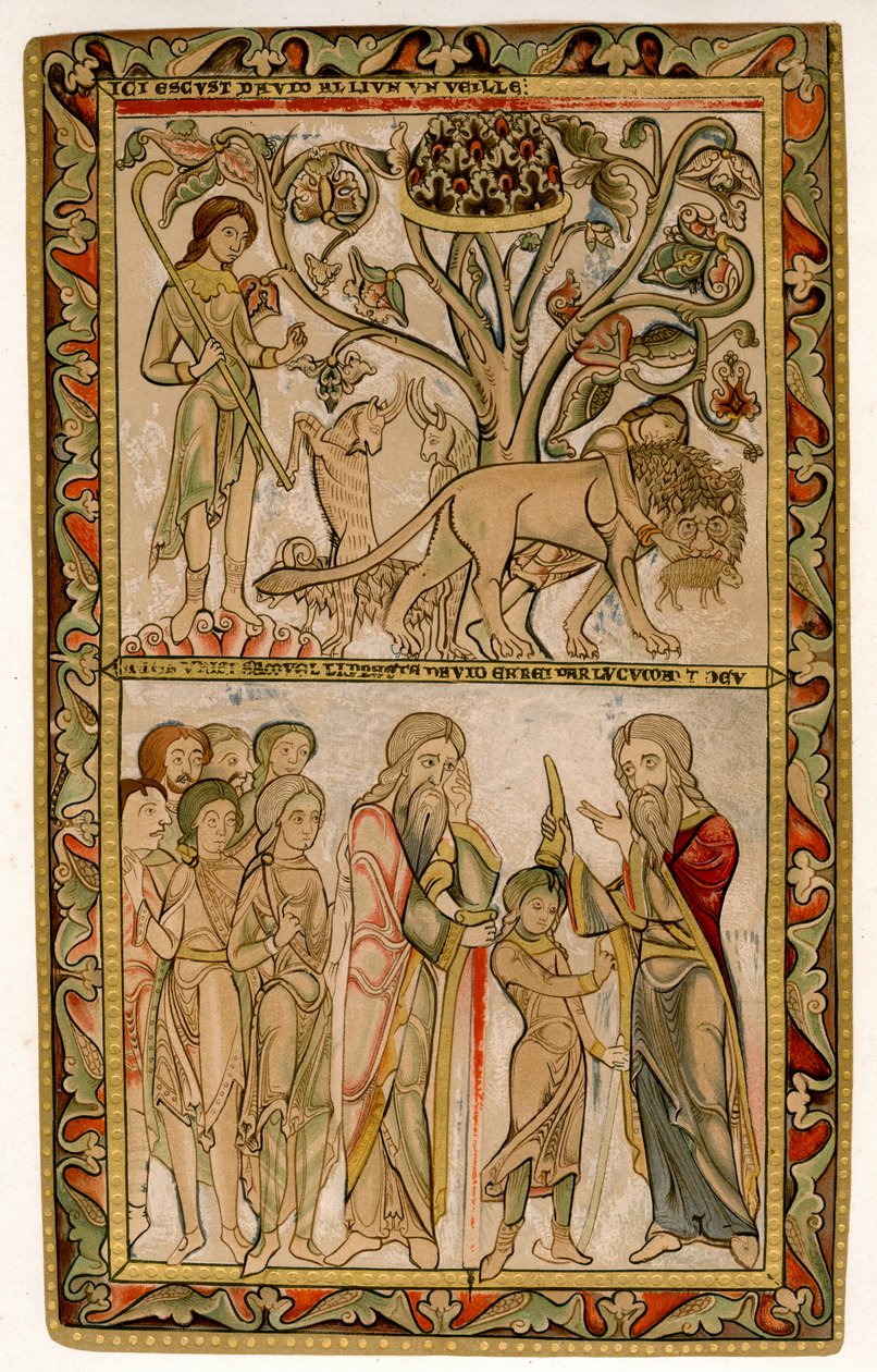 David und Samuel, 1121-1161 von Unbekannt