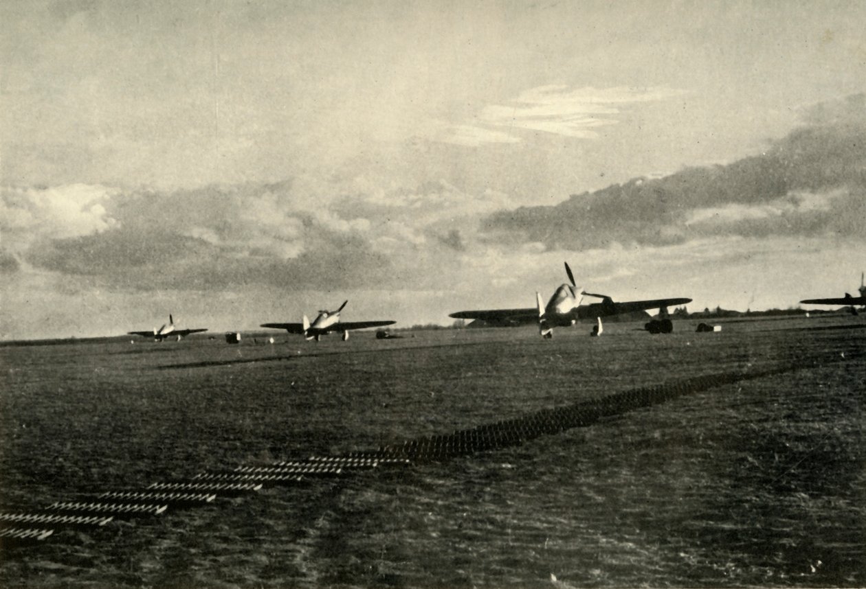 Morgendämmerung in Vassincourt, 1939-1940, 1941 von Unbekannt