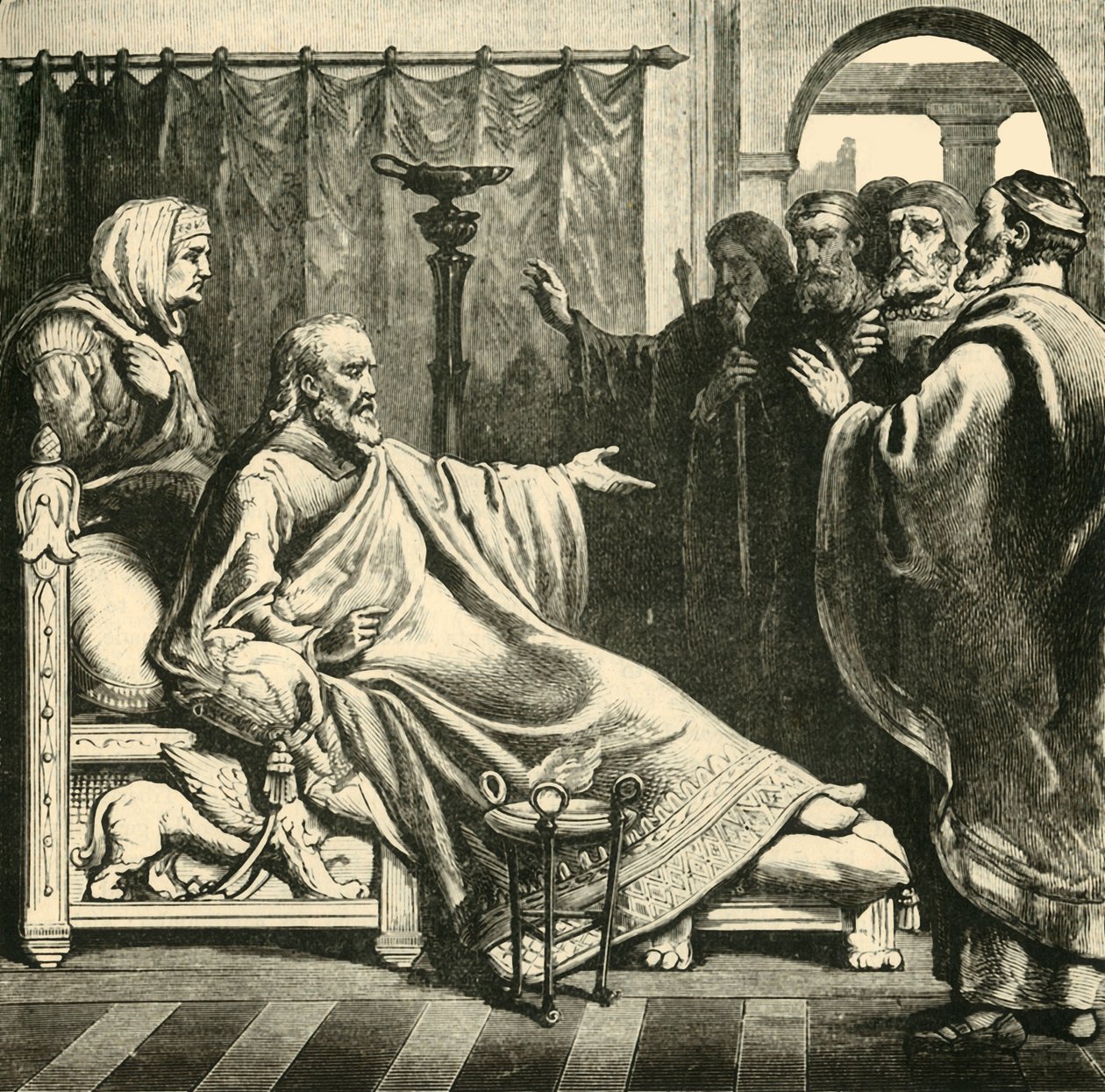 Tod des Augustus, 1890 von Unbekannt