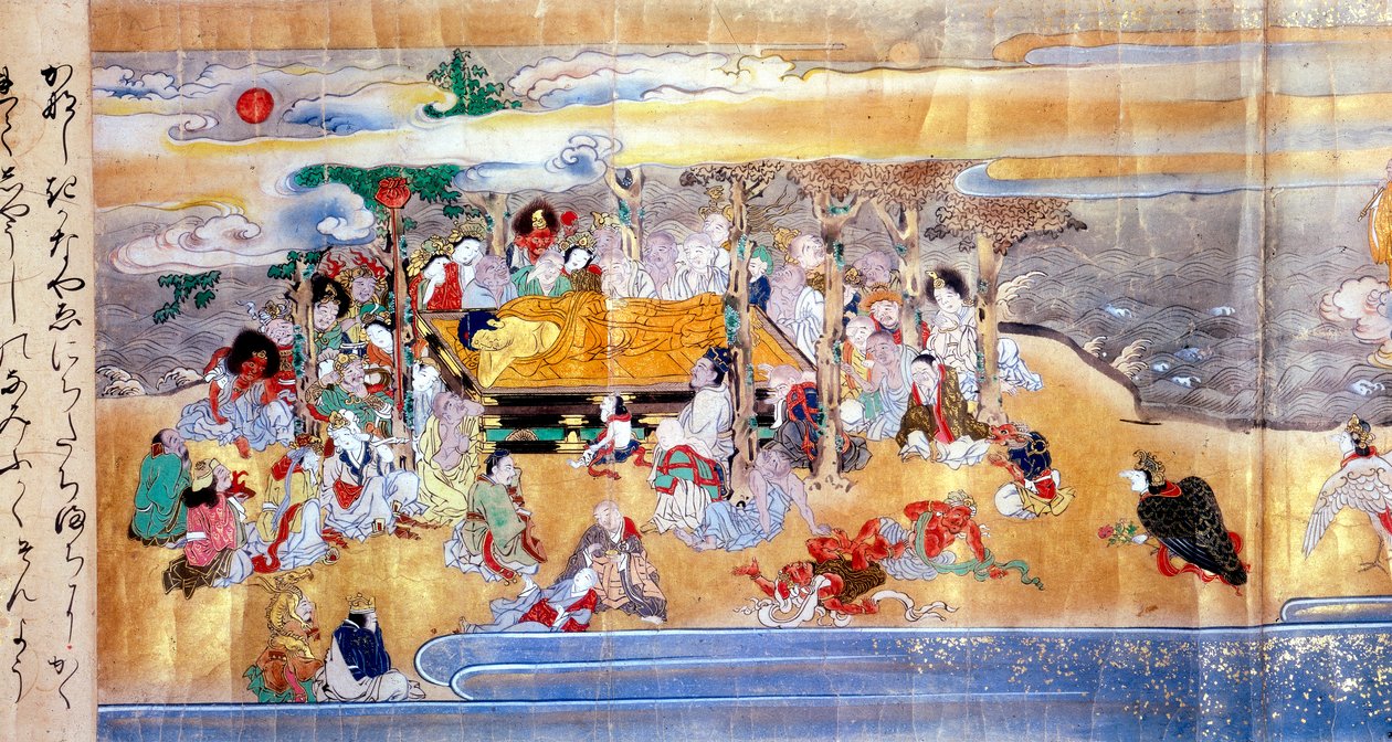Tod Buddhas, ca. 483 v. Chr., 17. Jahrhundert von Unbekannt